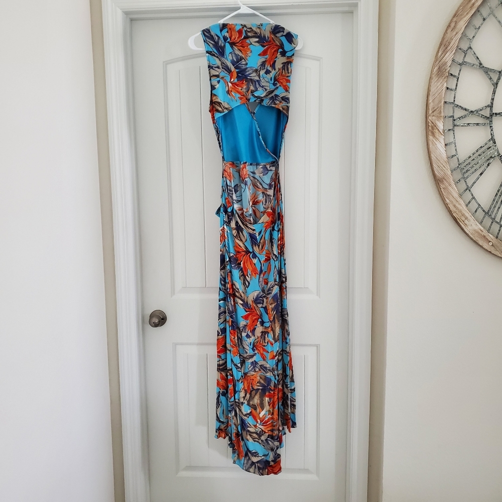 Lulu’s High-Low Wrap Dress - Picture 5 of 7